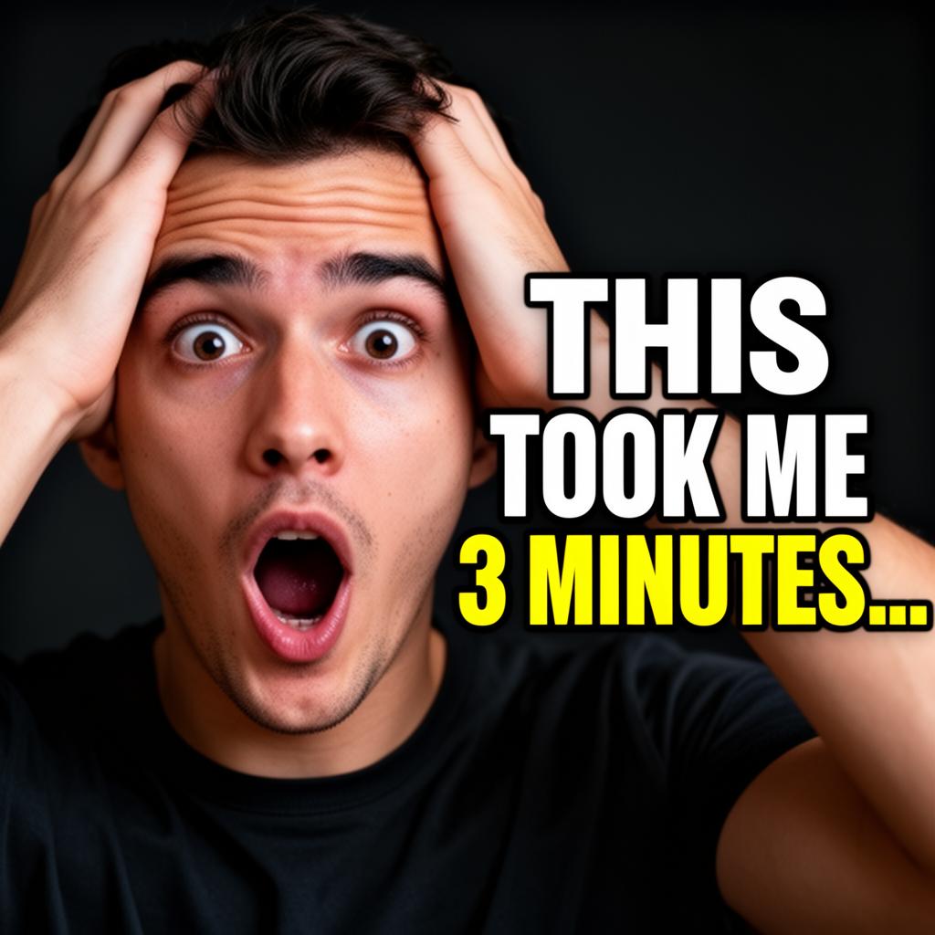 This took me 3 minutes thumbnail